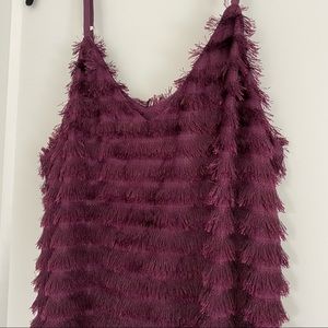 Purple Fringe Dress